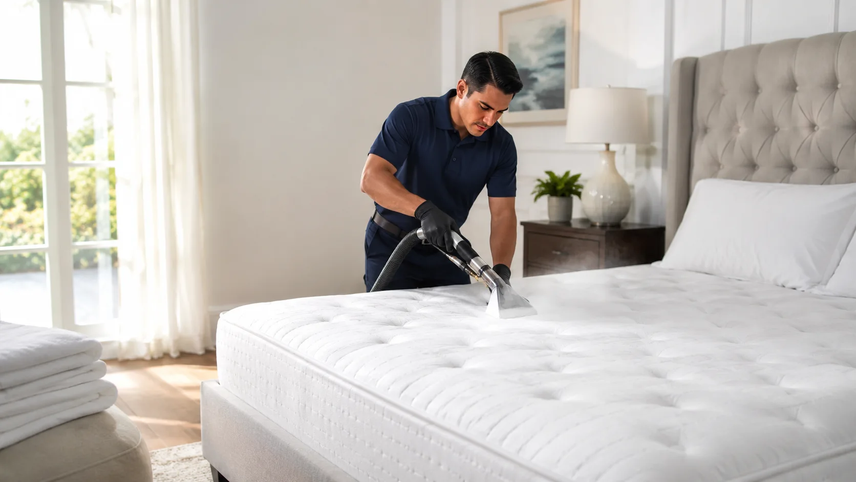 Mattress steam and UV cleaning in Montreal