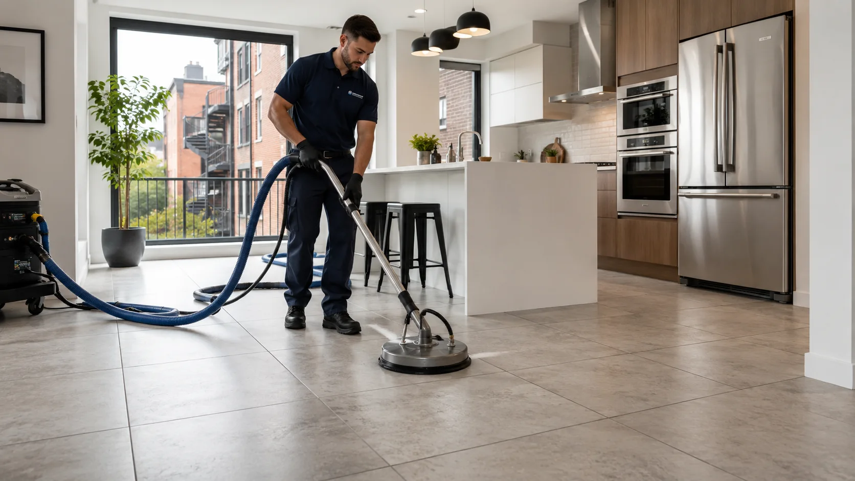 Tile and grout cleaning and restoration Montreal